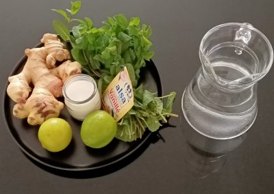 Composition pour le jus de gingembre