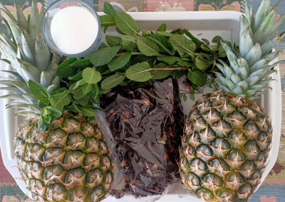 Ingrédients jus d'Hibiscus