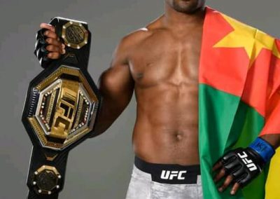 Francis Ngannou ceinture MMA